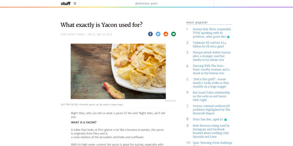 What Exactly is Yacon Used For